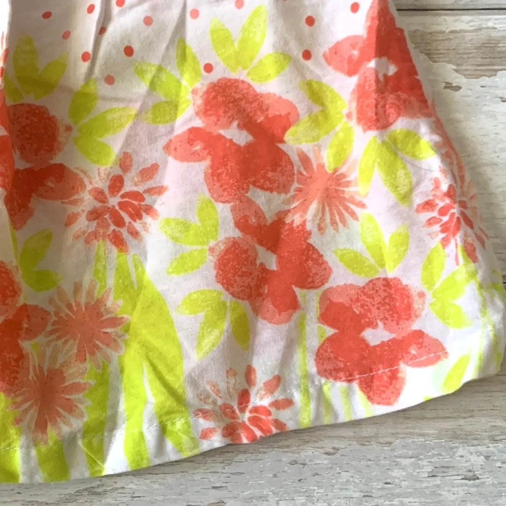 Gymboree 18m Girls Tank Top Floral Sleeveless Shirt A-Line Baby Toddler Summer